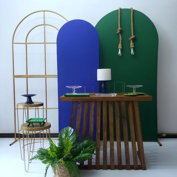 Festa Pocket Decoração Toque da Natureza Azul e Verde (Locação)