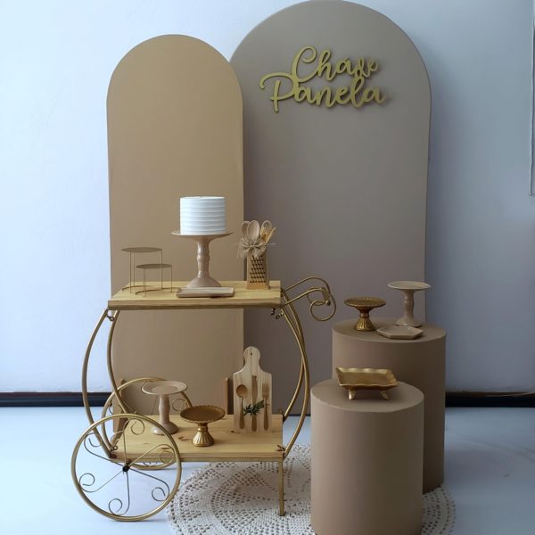 Chá de panela Minimalista em tons de Bege (Locação) Chá de panela Minimalista em tons de Bege (Locação)