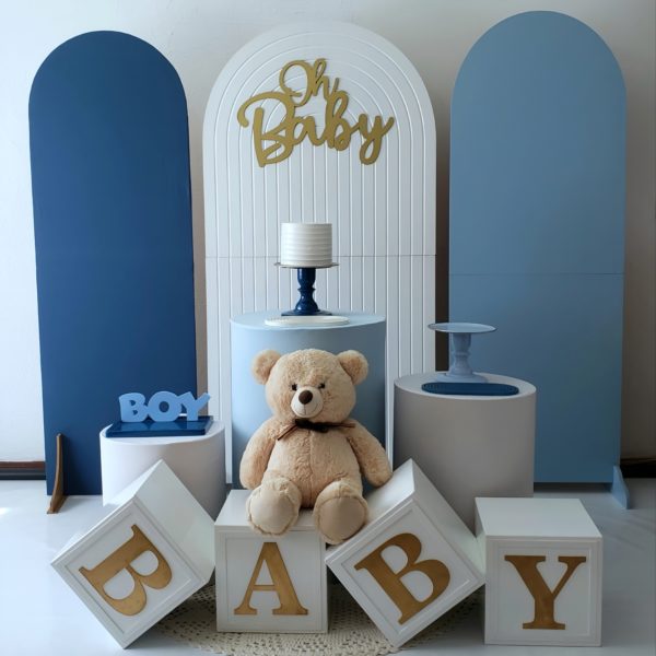 Chá de bebê Menino Tons de Azul (Locação) Chá de bebê Menino Tons de Azul (Locação)