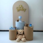 Festa Pocket Chá de Bebê Menino Ursinho cilindros