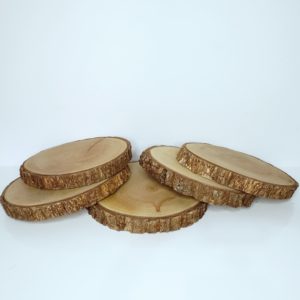 Bolacha de Madeira Rustica Média