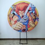 Suporte Redondo com Tecido Tecido Thundercats