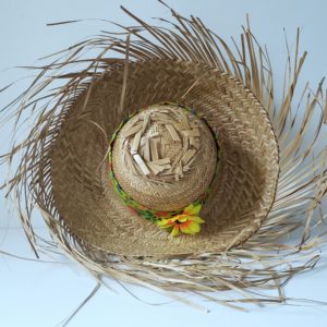 Chapéu de Palha Decorado (Locação)