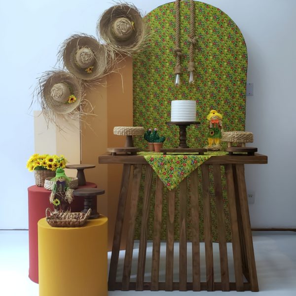 Festa Pocket Junina Rústica Luxo (Locação)