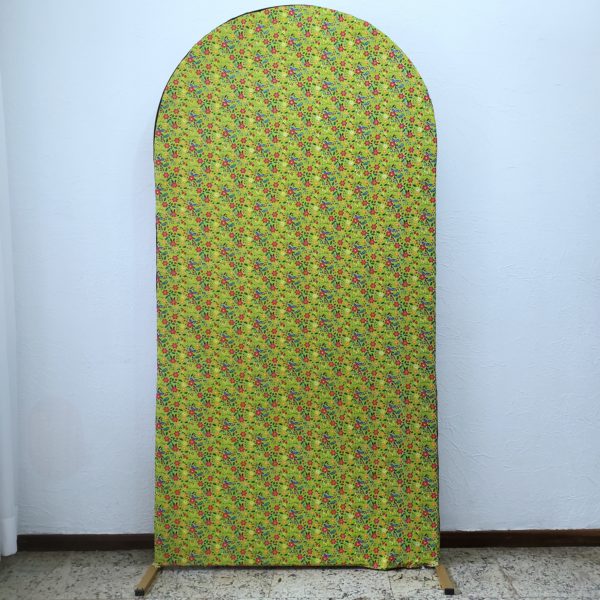 Painel Romano com Tecido Chita Festa Junina