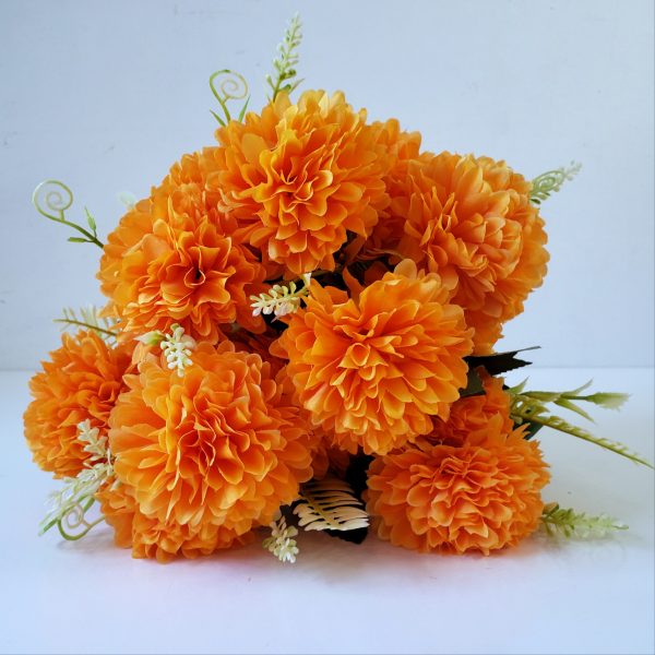 Buque Arranjo de Flores Artificiais cor Laranja (Locação) Buque Arranjo de Flores Artificiais cor Laranja (Locação)