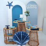 Festa Pocket Adulto Fundo do Mar Azul (Locação)