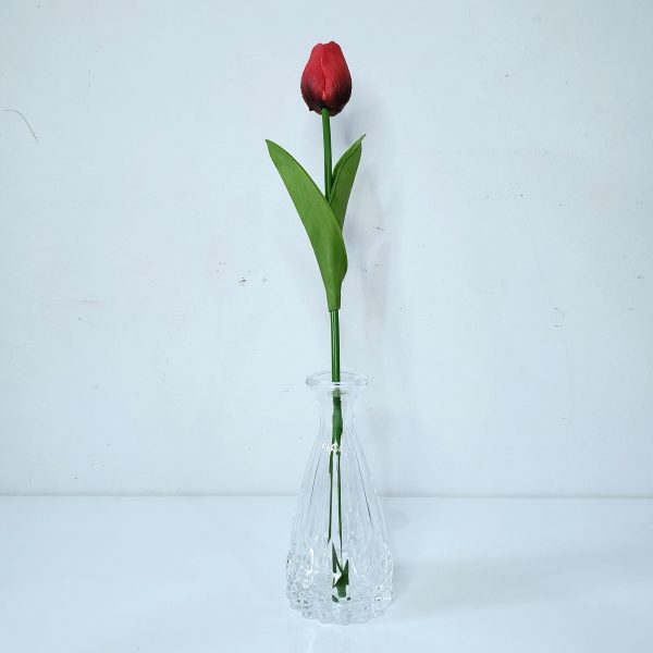 Haste de Tulipa Artificial Vermelha