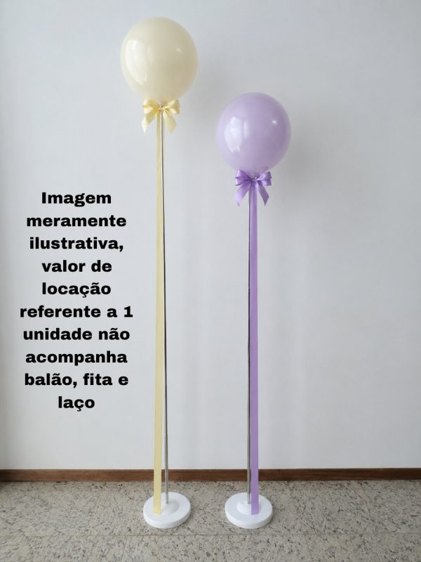 Suporte para Balão com Efeito Gás Hélio Ajustável de até 2 Metros (Locação)