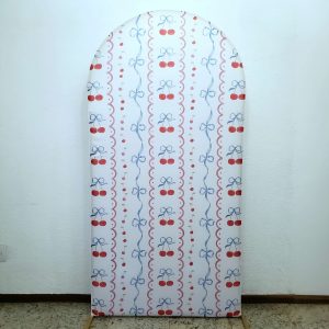 Painel Romano com Tecido Cerejinha Laço Azul