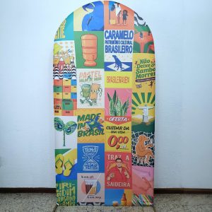 Tecido Brasilidades para Painel Romano 2,00m x 1,00m (Locação)